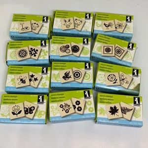 Lot of 24 micro stamps, most unused